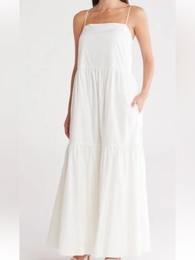rag & bone White Maxi Sundress with Spaghetti Straps size small nwt